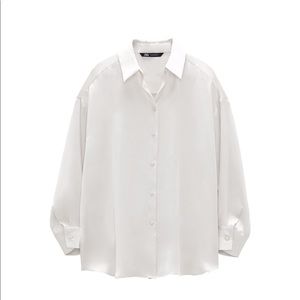 Zara Satin Effect Top